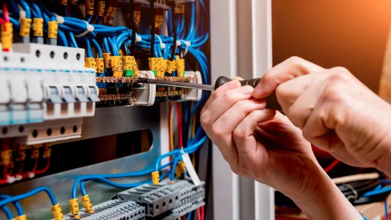 person-fixing-home-electrical-system